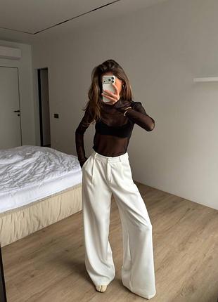 Брюки палаццо класичні