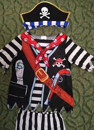 Карнавальный костюм пирата на мальчика 4-6 лет