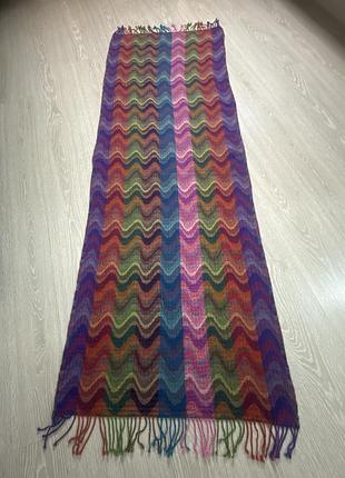 Палантин з вовни codello у принт missoni 175x65