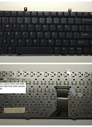 Клавиатура dell inspiron 1100 / 1150 / 2600 / 2650 / 5100 / 5150 / latitude 100l lang:us black