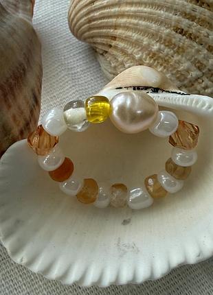 Кільце з перлом