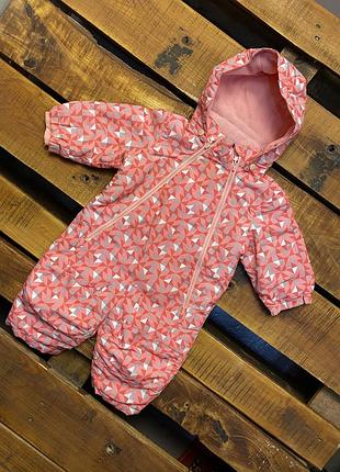 Детский зимний комбинезон с принтом lupilu (лупилу 2-6 мес 62-68 см идеал оригинал разноцветный)