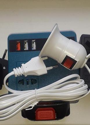 Зарядная станция "народная" на базе аккумулятора макита li-ion 20v