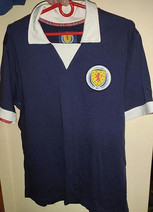 Спорт ретро-футболка зб шотландії з футболу на чемпіонаті світу 1974 року катон.л