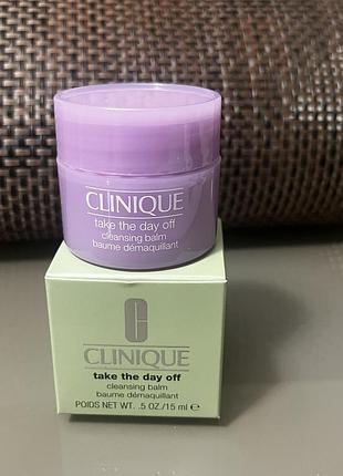 Очищувальний бальзам для зняття макіяжу clinique take the day off, 15 мл