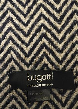 Шарф з 100%вовни bugatti