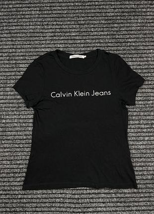 Жіноча бавовняна футболка calvin klein jeans . оригінал