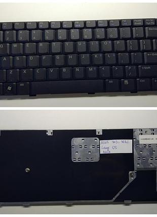 Клавиатура asus w3 / w3j / a8 / a88 / w3000 / w6 / f8 / n80 / x80 / v6000 / z63 / z99 / v-0206biaas1-us lang:us black без клавиши