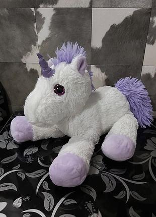 Мягкая плюшевая игрушка единорог 30 см