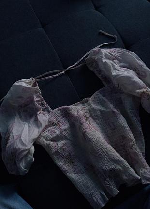 Квітковий топ від h&m💐🎀🥹