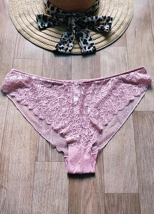 Спокусливі абсолютно прозорі мереживні трусики primark