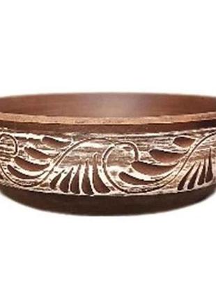 Миска 700мл керамика гайдамацкая ангоб тм artel keramist