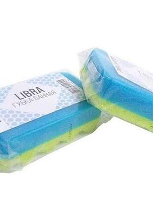 Губка лазнева (масажний шар) libra 1шт тм profit!