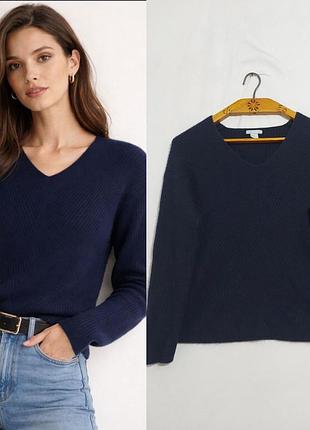 Кашемировый свитер в рубчик h&m