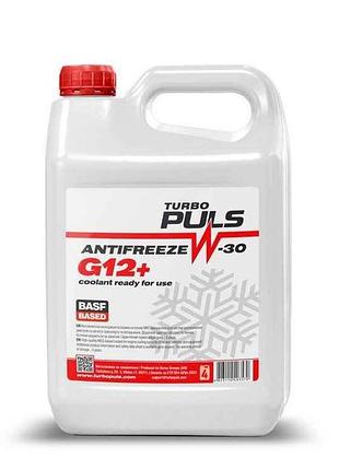 Антифриз готов 4л красный -30 g12 3,6кг канистра тм turbo puls