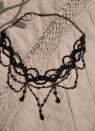 Плетений чокер метал пластик ніжний легкий вінтаж