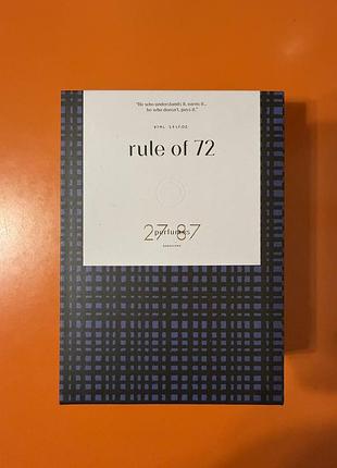 27 87 perfumes rule of 72