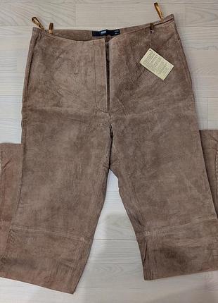 Штани з натуральної замші , шкіряні штани