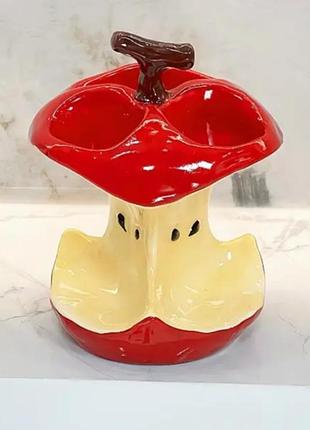 🍎 керамічний тримач для зубних щіток «яблуко» 🍎