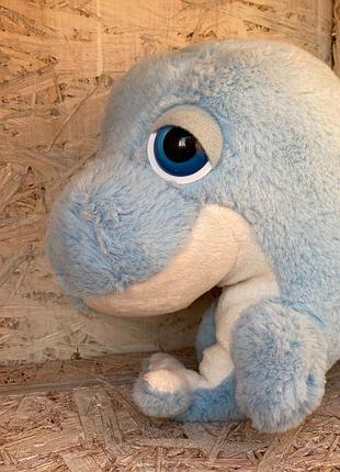 Мягкая плюшевая игрушка дельфин рыба рыбка дельфинчик голубой белый мʼяка плюшева іграшка дельфін