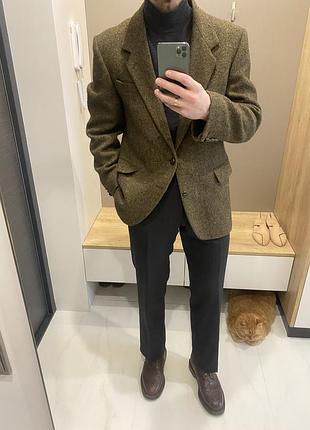 Твідовий піджак george arthur dunn harris tweed uk 40 regular