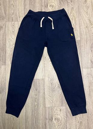 Штани ralph lauren сині розмір с хс жовте лого оригінал y2k drill