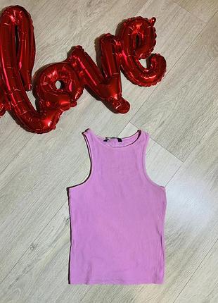 Футболка майка топ рубчик