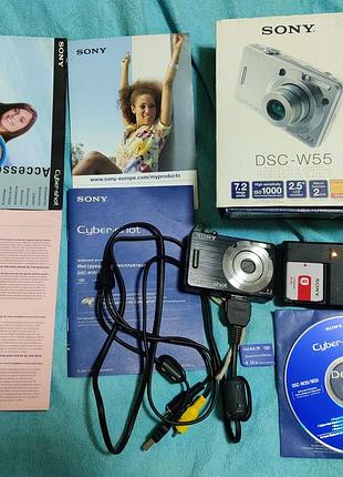Фотоапарат sony dsc w55
