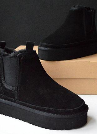 Ugg black женские зимние ❄️ кроссовки новые (арт.5146)