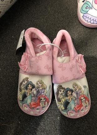 Новые тапочки  george нові капці в садик принцессы disney девочка дівчинка