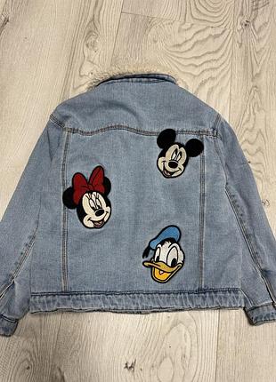 Джинсова куртка утеплена