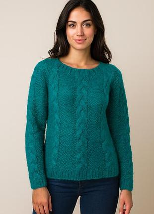 Мохеровый свитер джемпер ручной работы