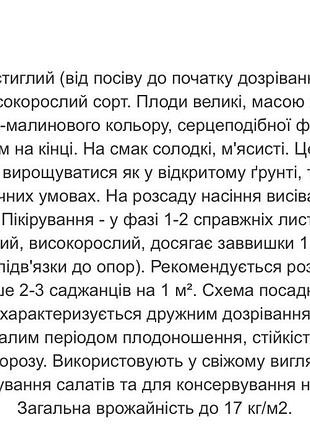 Батяня насіння помідора томата 3