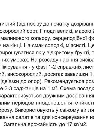 Батяня насіння помідора томата 4