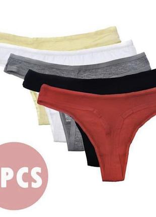 5 пар трусиков одной лоткой