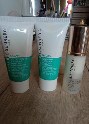 Уходной крем для лица губ и глаз eisenberg