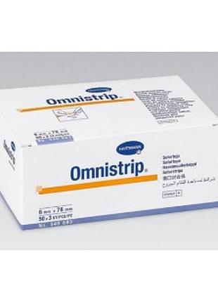 Пластирні пов'язки omnistrip (омністрип) 6 мм х 76 мм