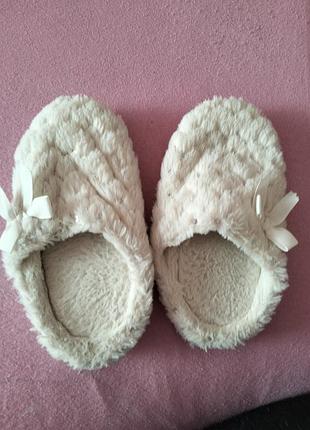 Домашні капці для дівчинки. 29-30р. 19см устілка.