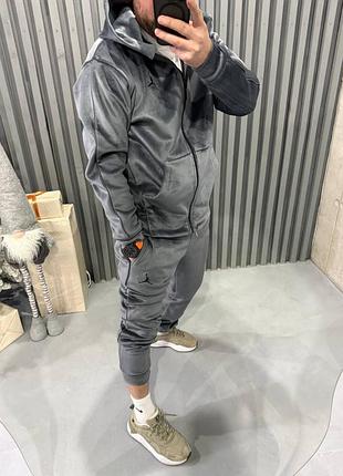 Спортивний костюм чоловічий / чорний спортивний костюм чоловічий / теплий костюм чоловічий / теплий  спортивний костюм сірий