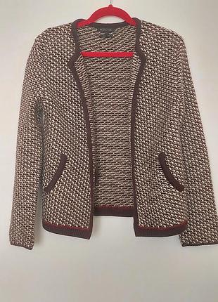 Вовняний кардиган без застібок