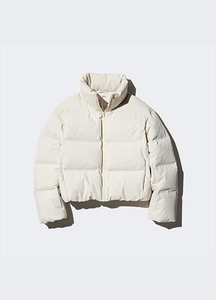 Безшовна коротка пухова куртка uniqlo