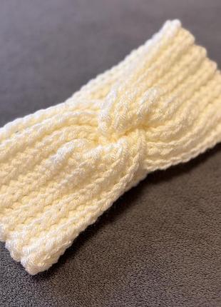 Ручна робота 🧶 повʼязка на голову для мами і донечки 👧 ( можна придбати окремо).