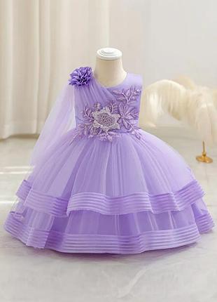 Праздничное платье для девочки на новый год редво мило-колая день рождения выпуск выпуск выпускное новогоднее утро бальное пышное