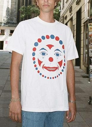 Футболка clown shortsleeve t-shirt - white perks and mini (p.a.m) positive messages mad in usa 🇺🇸 la