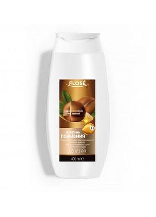 Шампунь живильний з аргановим маслом для пошкодженого та сухого волосся tm flose