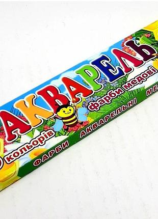 Фарби акварельні 6 кольорів "колорит тон" картонна коробка