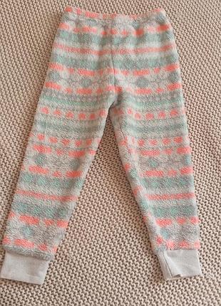 Штаны пижамные плюшевые