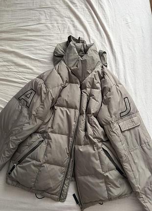 Чоловіча гірськолижна куртка пуховик armani jeans оригінал