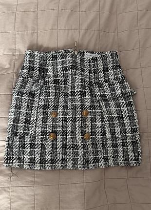 Твідова міні спідничка розміру s в ідеальному стані