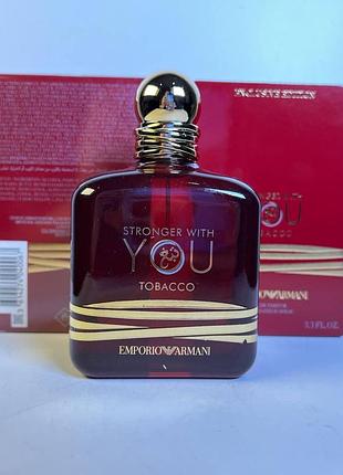 Парфюмированная вода giorgio armani emporio stronger with you tobacco, 100 мл